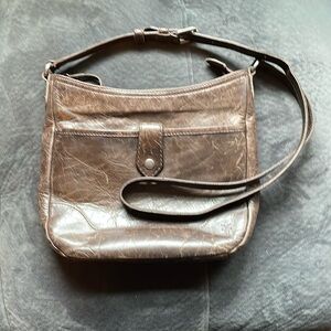 Frye Brown leather crossbody